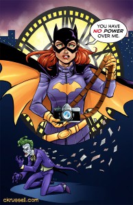 Batgirl/Joker "Labyrinth" homage  